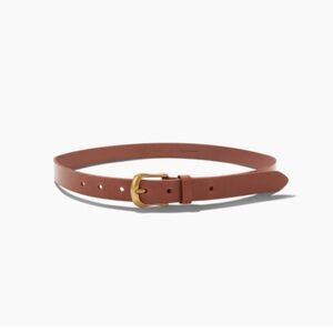 New Frye Elegant Brown Leather Belt 1x-2x